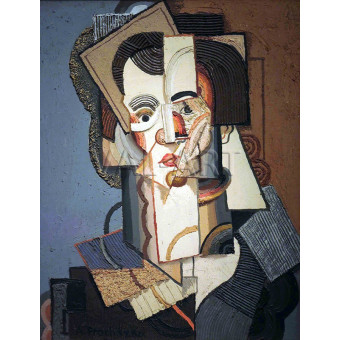 РЕПРОДУКЦИИ НА КАРТИНИ Дама в пуловер (1921)